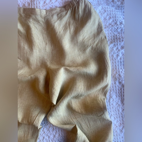 Flax 100% Linen Casual Pants with Pockets - Picture 6 of 16